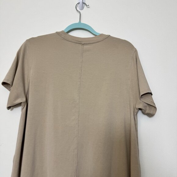 Lululemon All Yours Tee Shirt Dress Size 8 Crew Neck Short Sleeve - Picture 6 of 7